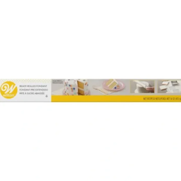 Wilton Ready-Rolled White Vanilla-Flavored Fondant Sheet, 16 oz. - cozylivehome.com | we sell a wide range of comfortable household items* Foods