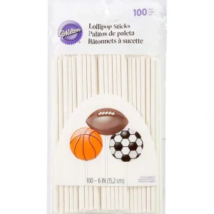Wilton White 6-Inch Cake Pop Sticks, 100-Count - cozylivehome.com | we sell a wide range of comfortable household items* Shop All