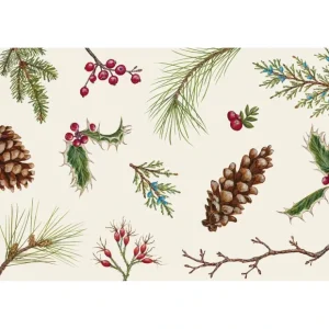 WINTER COLLAGE PAPER PLACEMAT 24PK - cozylivehome.com | we sell a wide range of comfortable household items* Shop All