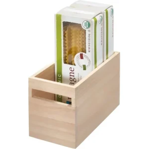 Wood Handled Bin 5 x 10 x 6.25 - Natural - cozylivehome.com | we sell a wide range of comfortable household items* Shop All