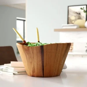 Wood Wavy Serving Bowl 12” - cozylivehome.com | we sell a wide range of comfortable household items* Shop All