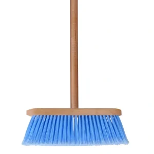 Wooden broom with Blue Bristles - cozylivehome.com | we sell a wide range of comfortable household items* Shop All
