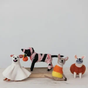 Wool Felt Dog in Costume Ornament - cozylivehome.com | we sell a wide range of comfortable household items* Shop All