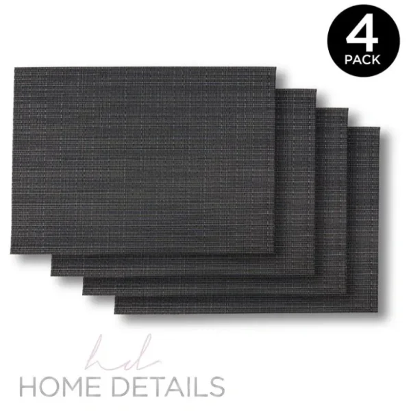 Woven Look PVC Placemat 12x18inch - BLUE - cozylivehome.com | we sell a wide range of comfortable household items* Shop All