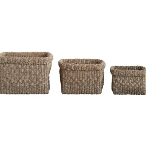 Woven Sea Grass Basket Set/3 - cozylivehome.com | we sell a wide range of comfortable household items* Shop All