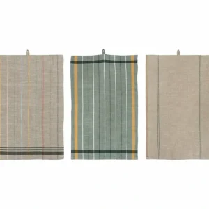 Woven w/ Stripes Tea Towel Set-3 - cozylivehome.com | we sell a wide range of comfortable household items* Shop All