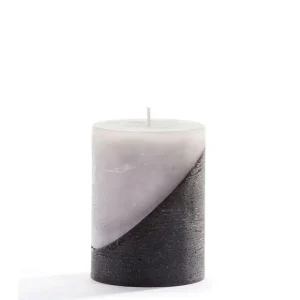 097113 3x6 Rustic Pillar Cndl Blk/Gry - cozylivehome.com | we sell a wide range of comfortable household items* Giftware