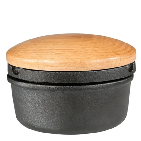 Shop All^XL Spice Buddy Cast Iron w/ Beech Wood Lid - cozylivehome.com | we sell a wide range of comfortable household items