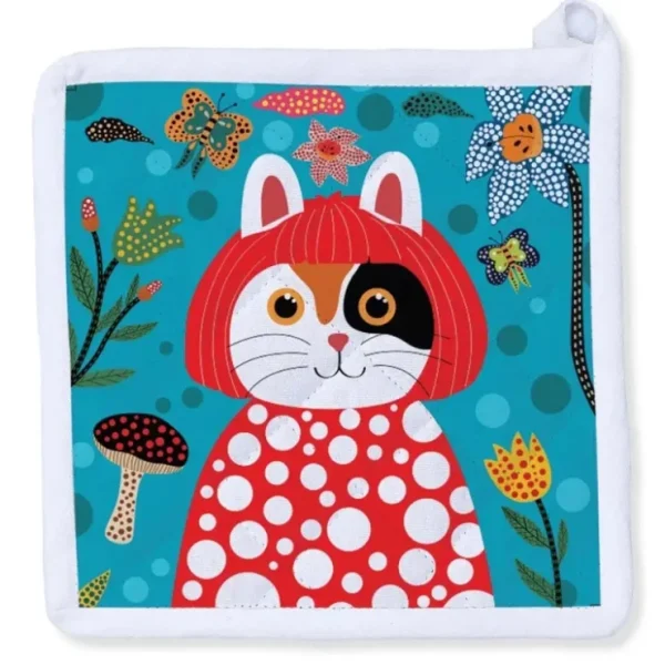 Yayoi Kusameow Kusama - Potholder - cozylivehome.com | we sell a wide range of comfortable household items* Shop All