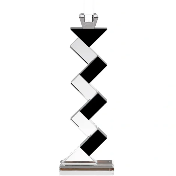 YD351Set of 2 Tall Black/Clear 14" Candle Sticks - cozylivehome.com | we sell a wide range of comfortable household items* Shop All